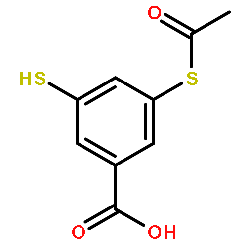 BENZOIC ACID, 3-(ACETYLTHIO)-5-MERCAPTO-