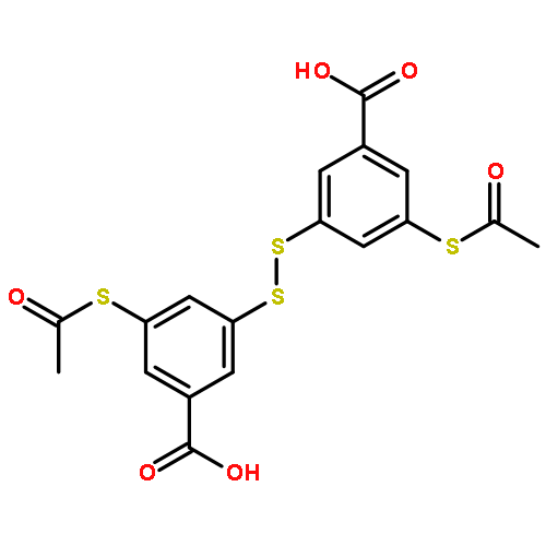 BENZOIC ACID, 3,3'-DITHIOBIS[5-(ACETYLTHIO)-