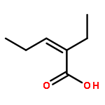 2-Pentenoic acid, 2-ethyl-
