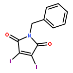 1H-Pyrrole-2,5-dione, 3,4-diiodo-1-(phenylmethyl)-