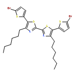 5,5'-Bis(5-bromothiophen-2-yl)-4,4'-dihexyl-2,2'-bithiazole