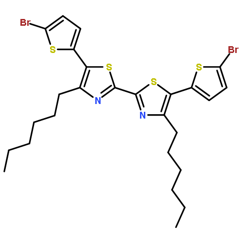 5,5'-Bis(5-bromothiophen-2-yl)-4,4'-dihexyl-2,2'-bithiazole