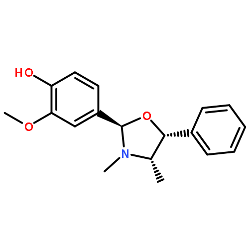 PHENOL, 4-[(2R,4S,5R)-3,4-DIMETHYL-5-PHENYL-2-OXAZOLIDINYL]-2-METHOXY-