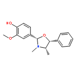 PHENOL, 4-[(2S,4S,5R)-3,4-DIMETHYL-5-PHENYL-2-OXAZOLIDINYL]-2-METHOXY-