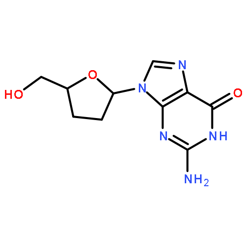 2-Amino-9-((2R,5S)-5-(hydroxymethyl)tetrahydrofuran-2-yl)-1H-purin-6(9H)-one