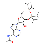 N-(9-((6aR,8R,9R,9aS)-9-hydroxy-2,2,4,4-tetraisopropyl-tetrahydro-6H-furo[3,2-f][1,3,5,2,4]trioxadisilocin-8-yl)-9H-purin-6-yl)acetamide