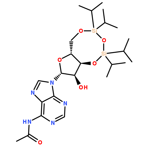 N-(9-((6aR,8R,9R,9aS)-9-hydroxy-2,2,4,4-tetraisopropyl-tetrahydro-6H-furo[3,2-f][1,3,5,2,4]trioxadisilocin-8-yl)-9H-purin-6-yl)acetamide