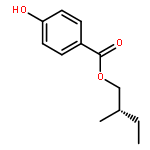 Benzoic acid, 4-hydroxy-, (2S)-2-methylbutyl ester