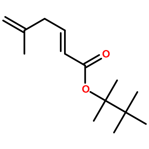 2,5-Hexadienoic acid, 5-methyl-, 1,1,2,2-tetramethylpropyl ester, (2E)-