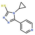 4-cyclopropyl-5-(pyridin-4-yl)-4H-1,2,4-triazole-3-thiol