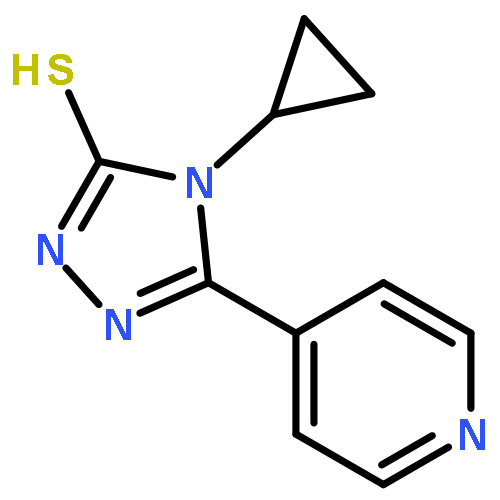 4-cyclopropyl-5-(pyridin-4-yl)-4H-1,2,4-triazole-3-thiol