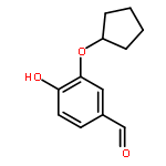 Benzaldehyde, 3-(cyclopentyloxy)-4-hydroxy-