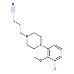 1-Piperazinebutanenitrile, 4-(3-chloro-2-methoxyphenyl)-