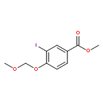 Benzoic acid, 3-iodo-4-(methoxymethoxy)-, methyl ester