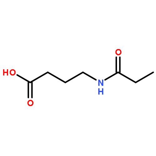 Butanoic acid, 4-[(1-oxopropyl)amino]-