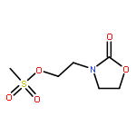 2-Oxazolidinone, 3-[2-[(methylsulfonyl)oxy]ethyl]-