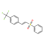 Benzene, 1-[(1E)-2-(phenylsulfonyl)ethenyl]-4-(trifluoromethyl)-