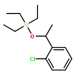 SILANE, [1-(2-CHLOROPHENYL)ETHOXY]TRIETHYL-