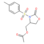 2-Oxazolidinone, 4-[(acetyloxy)methyl]-3-[(4-methylphenyl)sulfonyl]-