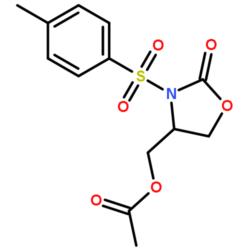 2-Oxazolidinone, 4-[(acetyloxy)methyl]-3-[(4-methylphenyl)sulfonyl]-