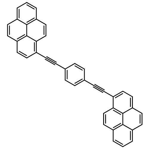 Pyrene, 1,1'-(1,4-phenylenedi-2,1-ethynediyl)bis-