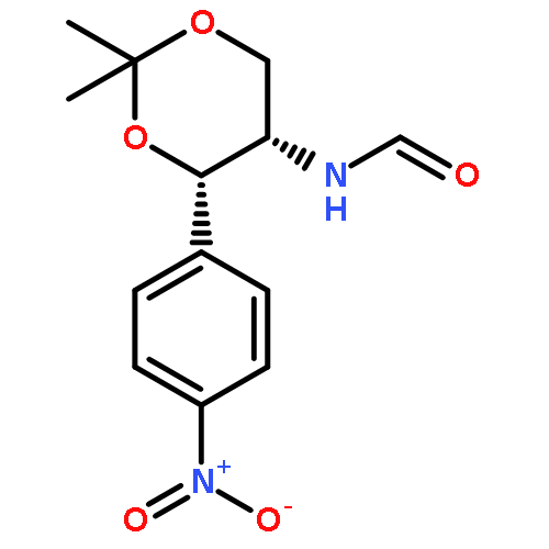 FORMAMIDE, N-[(4S,5S)-2,2-DIMETHYL-4-(4-NITROPHENYL)-1,3-DIOXAN-5-YL]-