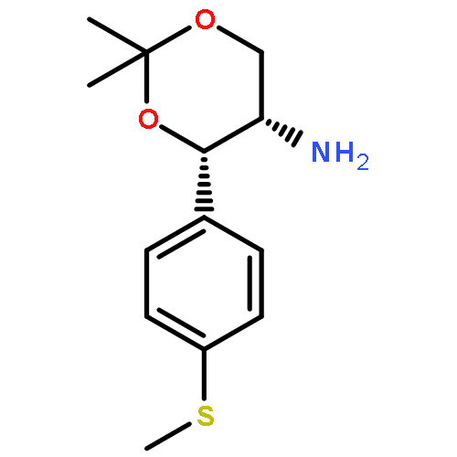 1,3-Dioxan-5-amine, 2,2-dimethyl-4-[4-(methylthio)phenyl]-, (4S,5S)-