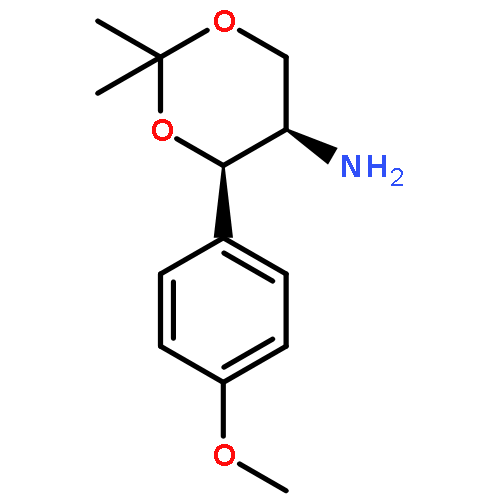 1,3-Dioxan-5-amine, 4-(4-methoxyphenyl)-2,2-dimethyl-, (4R,5R)-