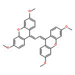 9H-XANTHENE, 9,9'-(1,2-ETHANEDIYLIDENE)BIS[3,6-DIMETHOXY-