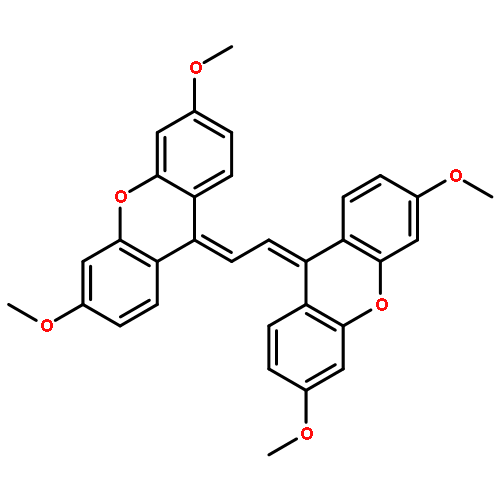 9H-XANTHENE, 9,9'-(1,2-ETHANEDIYLIDENE)BIS[3,6-DIMETHOXY-