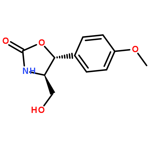 2-OXAZOLIDINONE, 4-(HYDROXYMETHYL)-5-(4-METHOXYPHENYL)-, (4R,5R)-