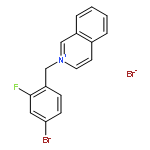 ISOQUINOLINIUM, 2-[(4-BROMO-2-FLUOROPHENYL)METHYL]-, BROMIDE