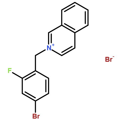 ISOQUINOLINIUM, 2-[(4-BROMO-2-FLUOROPHENYL)METHYL]-, BROMIDE