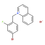 Quinolinium, 1-[(4-bromo-2-fluorophenyl)methyl]-, bromide