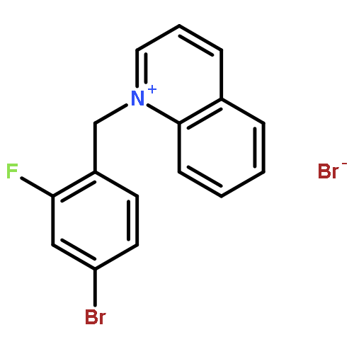 Quinolinium, 1-[(4-bromo-2-fluorophenyl)methyl]-, bromide