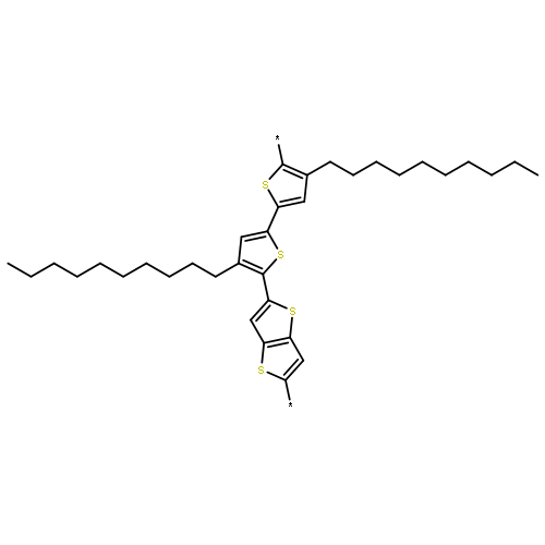 Poly[thieno[3,2-b]thiophene-2,5-diyl(4,4'-didecyl[2,2'-bithiophene]-5,5'-d
iyl)]