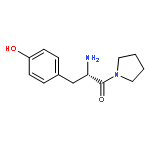 Pyrrolidine, 1-[(2S)-2-amino-3-(4-hydroxyphenyl)-1-oxopropyl]-