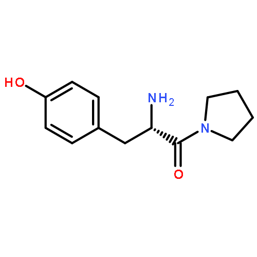 Pyrrolidine, 1-[(2S)-2-amino-3-(4-hydroxyphenyl)-1-oxopropyl]-