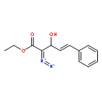 4-Pentenoic acid, 2-diazo-3-hydroxy-5-phenyl-, ethyl ester, (4E)-