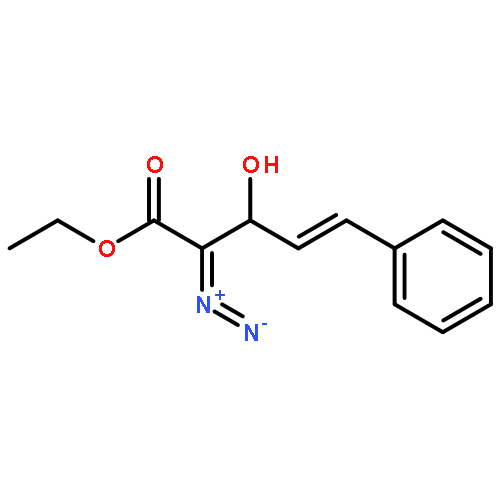 4-Pentenoic acid, 2-diazo-3-hydroxy-5-phenyl-, ethyl ester, (4E)-