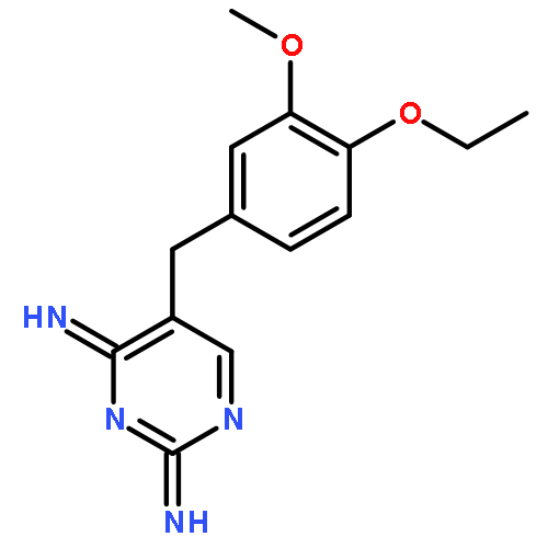 5-[(4-ethoxy-3-methoxyphenyl)methyl]pyrimidine-2,4-diamine