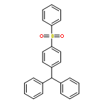 BENZENE, 1-(DIPHENYLMETHYL)-4-(PHENYLSULFONYL)-