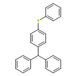 BENZENE, 1-(DIPHENYLMETHYL)-4-(PHENYLTHIO)-