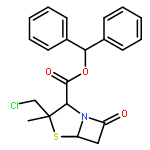 (2S,5R)-3α-Chloromethyl-3-methyl-7-oxo-4-thia-1-azabicyclo[3.2.0]heptane-2β-carboxylic acid benzhydryl ester