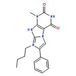 8-butyl-1-methyl-7-phenyl-1H-imidazo[2,1-f]purine-2,4(3H,8H)-dione