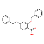 Benzoic acid, 2,4-bis(phenylmethoxy)-