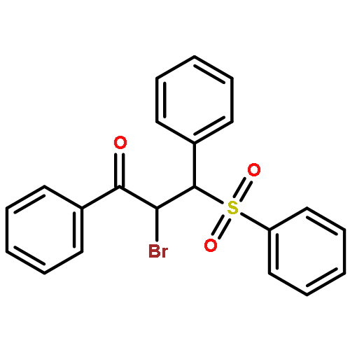 1-Propanone, 2-bromo-1,3-diphenyl-3-(phenylsulfonyl)-