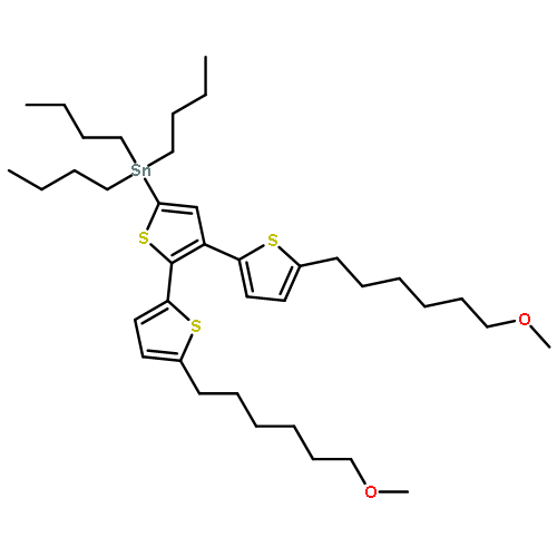 STANNANE, [5,5''-BIS(6-METHOXYHEXYL)[2,2':3',2''-TERTHIOPHEN]-5'-YL]TRIBUTYL-