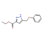 1H-Pyrazole-3-carboxylic acid, 5-(phenoxymethyl)-, ethyl ester