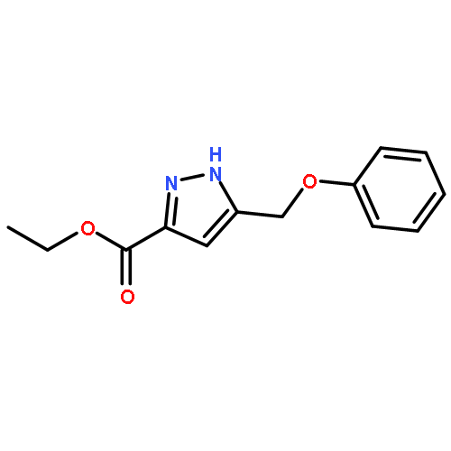 1H-Pyrazole-3-carboxylic acid, 5-(phenoxymethyl)-, ethyl ester